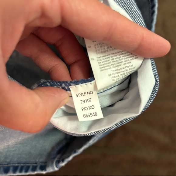 ABRAND Denim Mini Skirt size 28 - Picture 7 of 10